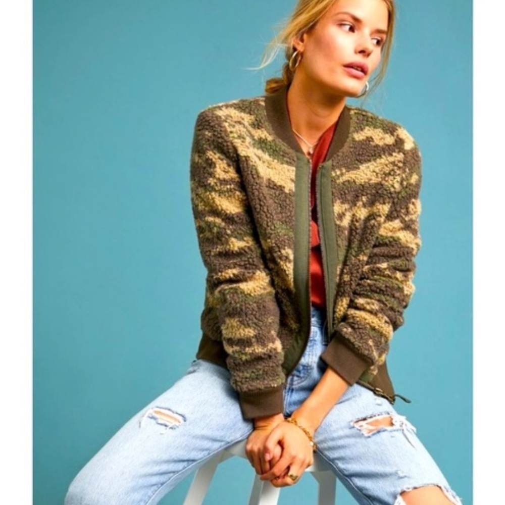 Marrakech Camo Sherpa Bomber